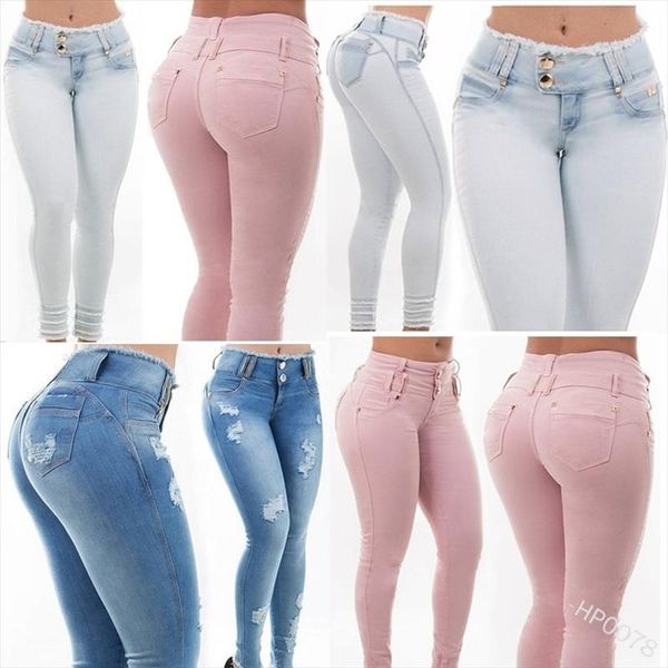 2020 new fashion skinny elasticity denim pants for women office lady elegangt high waist pengcil pants women jeans trousers, Blue
2020 new fashion skinny elasticity denim pants for women office lady elegangt high waist pengcil pants women jeans trousers, Blue