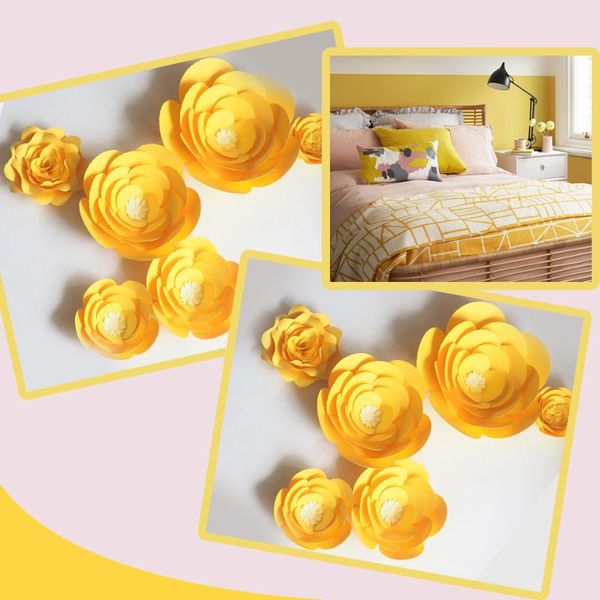decorative flowers & wreaths diy large paper artificial wedding fleurs artificielles backdrop rose 6pcs for party decor nursery yellow
decorative flowers & wreaths diy large paper artificial wedding fleurs artificielles backdrop rose 6pcs for party decor nursery yellow