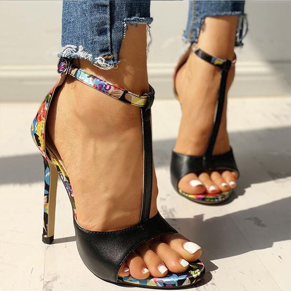 women sandals 2020 summer shoes t-strap high heels sandals stripper peep toe gladiator chaussures femme, Black
women sandals 2020 summer shoes t-strap high heels sandals stripper peep toe gladiator chaussures femme, Black
