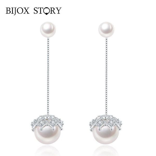 dangle & chandelier bijox story korean style 925 silver earrings jewelry with freshwater pearl zircon gemstones long drop for women wedding
dangle & chandelier bijox story korean style 925 silver earrings jewelry with freshwater pearl zircon gemstones long drop for women wedding