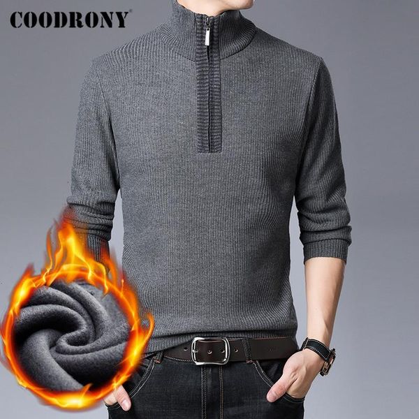 coodrony men clothes winter new arrival casual soft knitted cotton liner thick warm zipper turtleneck sweater pullover men c2003, White;black
coodrony men clothes winter new arrival casual soft knitted cotton liner thick warm zipper turtleneck sweater pullover men c2003, White;black