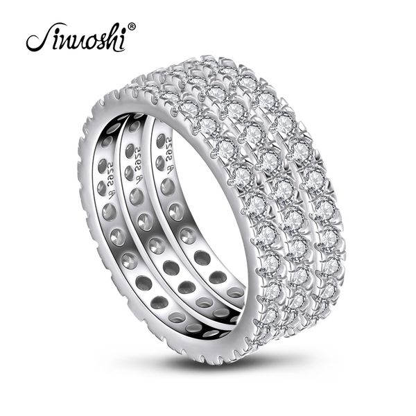 ainuoshi 925 sterling silver full eternity band rings women engagement simulated diamond wedding silver 3 pieces rings jewelry y200106, Slivery;golden
ainuoshi 925 sterling silver full eternity band rings women engagement simulated diamond wedding silver 3 pieces rings jewelry y200106, Slivery;golden