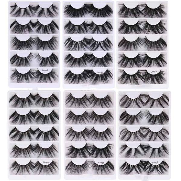 false eyelashes 25mm thick long fake mink lashes 5pairs 3d fluffy volume soft natural eyelash makeup extension
false eyelashes 25mm thick long fake mink lashes 5pairs 3d fluffy volume soft natural eyelash makeup extension
