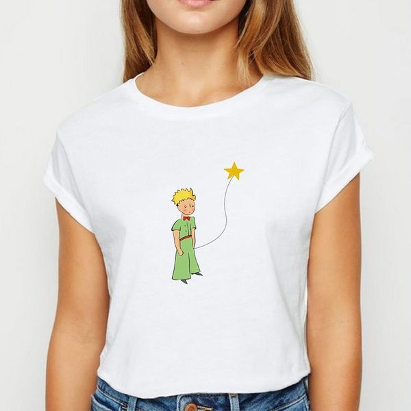 new t-shirt female young prince fly kite tshirt harajuku spring summer loose printing design ropa mujer o-collar t-shirts, White
new t-shirt female young prince fly kite tshirt harajuku spring summer loose printing design ropa mujer o-collar t-shirts, White
