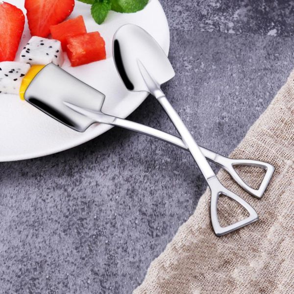2pcs shovel spoons stainless steel ice cream scoop spade shovel shape spoon dessert pudding yogurt spoon for home party bar (glo
2pcs shovel spoons stainless steel ice cream scoop spade shovel shape spoon dessert pudding yogurt spoon for home party bar (glo