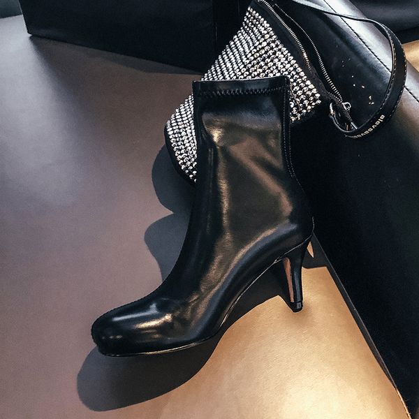 women ankles microfibre plus size 22-26.5cm online length celebrity shoes come back zipper skinny black boots b4oe
women ankles microfibre plus size 22-26.5cm online length celebrity shoes come back zipper skinny black boots b4oe