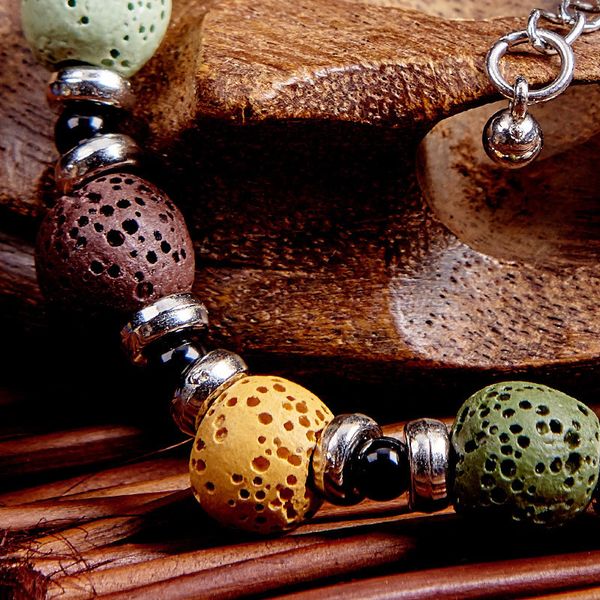 bracelet wholesale adjustable volcanic yoga stone lava essential oil diffuser women bead braided bracelets bangle healin, Black
bracelet wholesale adjustable volcanic yoga stone lava essential oil diffuser women bead braided bracelets bangle healin, Black