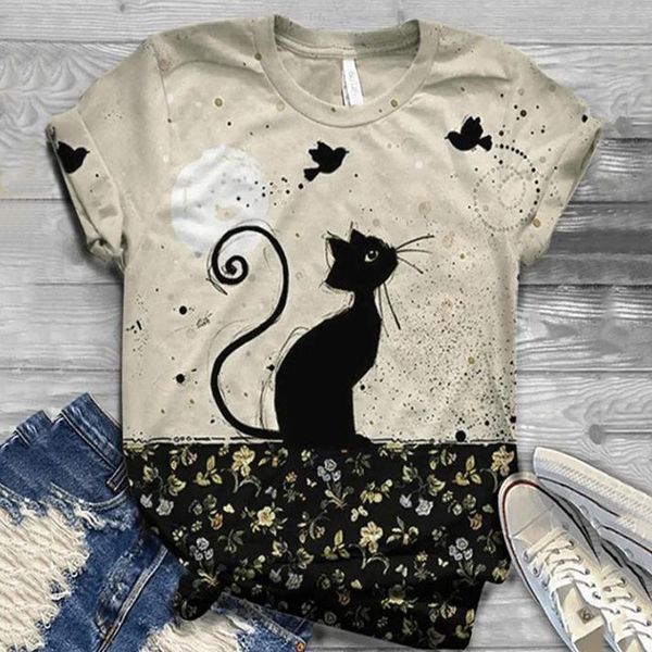 2020 tshirt women plus size short sleeve 3d animal printed o-neck t-shirt poleras camiseta ropa mujer women harajuku t shirt, White
2020 tshirt women plus size short sleeve 3d animal printed o-neck t-shirt poleras camiseta ropa mujer women harajuku t shirt, White