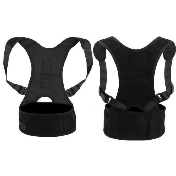 spine back correction brace anti hunchback fixation strap posture corrector strap adjustable back support belt, Black;gray 
spine back correction brace anti hunchback fixation strap posture corrector strap adjustable back support belt, Black;gray