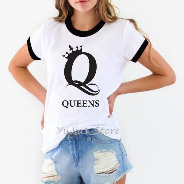 ropa mujer 2021 crown queens t shirt femme graphic tees women harajuku kawaii tshirt summer woman clothes plus size, White
ropa mujer 2021 crown queens t shirt femme graphic tees women harajuku kawaii tshirt summer woman clothes plus size, White