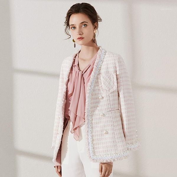 runway womens clothes pink jacket autumn spring tweed coat female fashion plaid ladies jackets office work tassel outerwear1, Black;brown
runway womens clothes pink jacket autumn spring tweed coat female fashion plaid ladies jackets office work tassel outerwear1, Black;brown