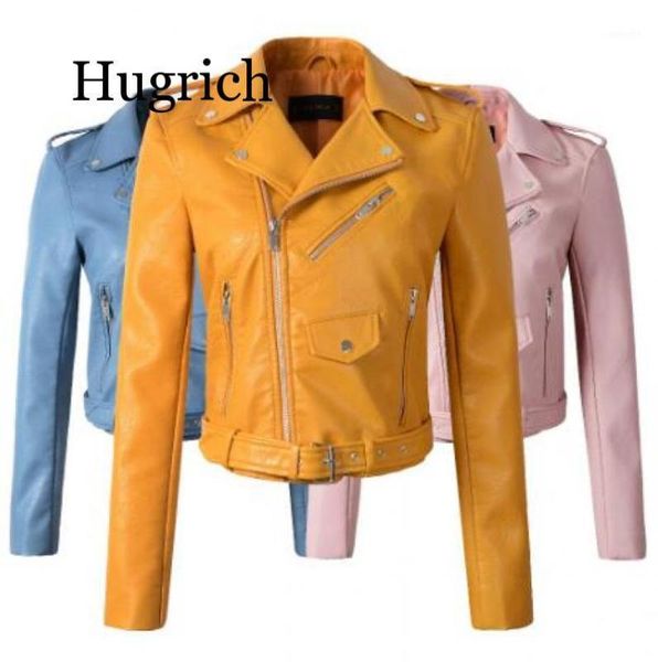 new arrival 2020 brand winter autumn motorcycle leather jackets yellow leather jacket women coat slim pu jacket1, Black
new arrival 2020 brand winter autumn motorcycle leather jackets yellow leather jacket women coat slim pu jacket1, Black