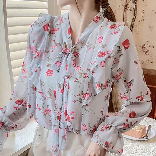 long sleeve ruffles bow v-neck print chiffon blouse shirt blusa blouse women blusas mujer de moda 2020 women clothing d821, White
long sleeve ruffles bow v-neck print chiffon blouse shirt blusa blouse women blusas mujer de moda 2020 women clothing d821, White