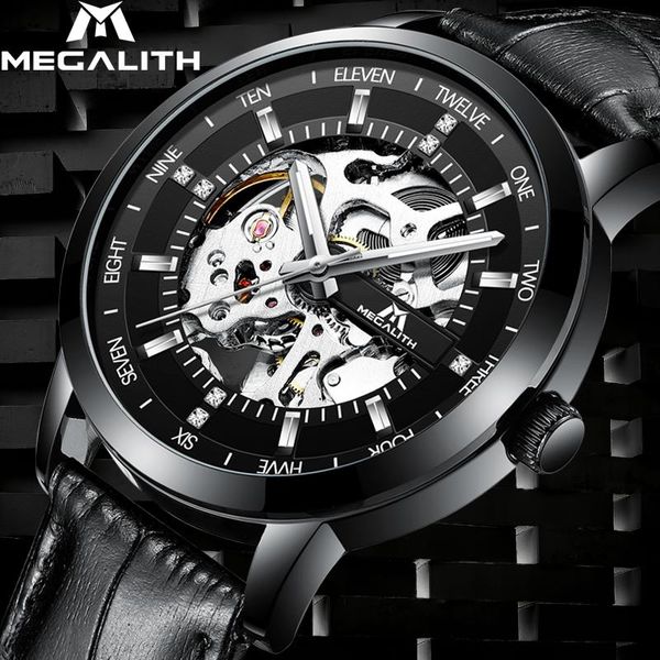 megalith fashion men watches brand luxury skeleton matic watch men waterproof leather strap mechanical wrist watch clock wmtvcv xhlove, Silver
megalith fashion men watches brand luxury skeleton matic watch men waterproof leather strap mechanical wrist watch clock wmtvcv xhlove, Silver