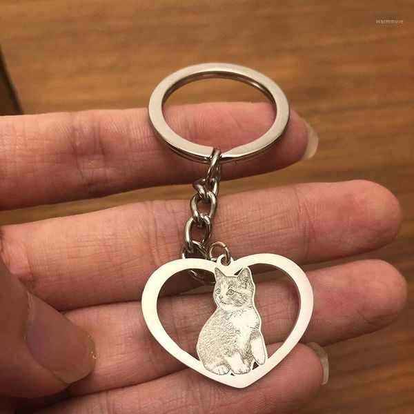 Custom Animal Cat Pets Hollowed Heart Keychains Women Stainless Steel Heart Shape Keyrings 3.5CM Jewelry Engraved Jewelry Gifts1, Silver
Custom Animal Cat Pets Hollowed Heart Keychains Women Stainless Steel Heart Shape Keyrings 3.5CM Jewelry Engraved Jewelry Gifts1, Silver