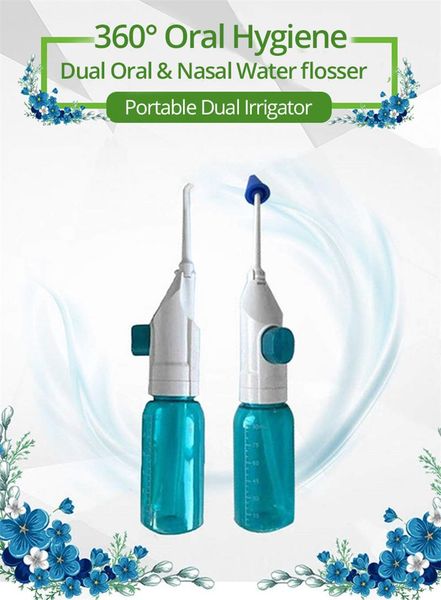 dental oral & nasal irrigator dual water flosser tiny portable teeth nose clean jet oral hygiene irrigation cleaner 90ml
dental oral & nasal irrigator dual water flosser tiny portable teeth nose clean jet oral hygiene irrigation cleaner 90ml