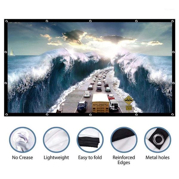16: 9 hd projector screen 72 84 150 inches foldable portable anti-crease reflective fabric cloth indoor projector movie screen1
16: 9 hd projector screen 72 84 150 inches foldable portable anti-crease reflective fabric cloth indoor projector movie screen1