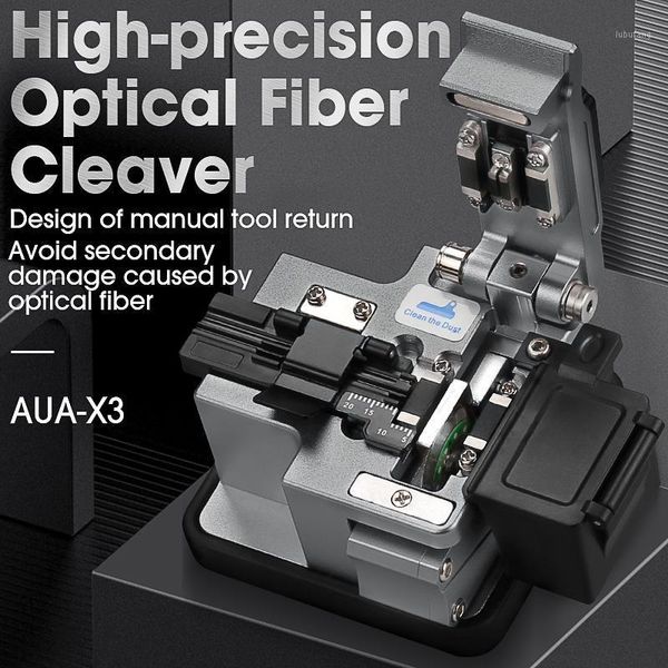 high precision fiber cleaver aua-x3 ftth cable fiber optic cutting knife tools cutter three-in-one clamp slot 24 surface blade1
high precision fiber cleaver aua-x3 ftth cable fiber optic cutting knife tools cutter three-in-one clamp slot 24 surface blade1