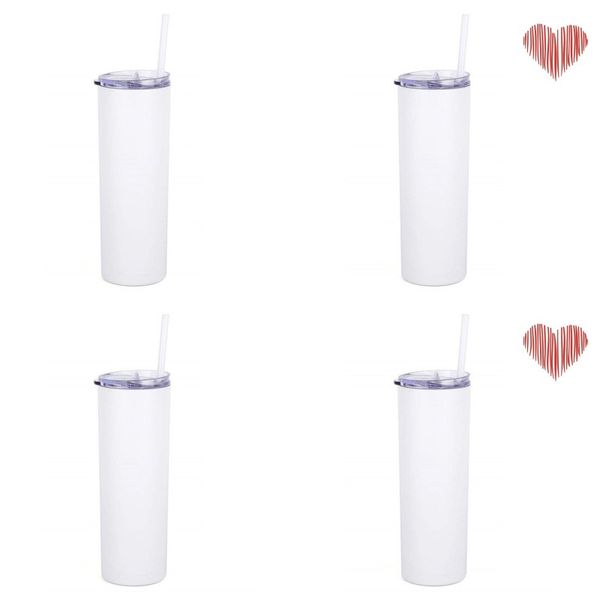 20oz sublimation blanks stainless steel cups straight skinny with plastic straw cover tumbler insulated winter outdoor water mug cylinder n2
20oz sublimation blanks stainless steel cups straight skinny with plastic straw cover tumbler insulated winter outdoor water mug cylinder n2