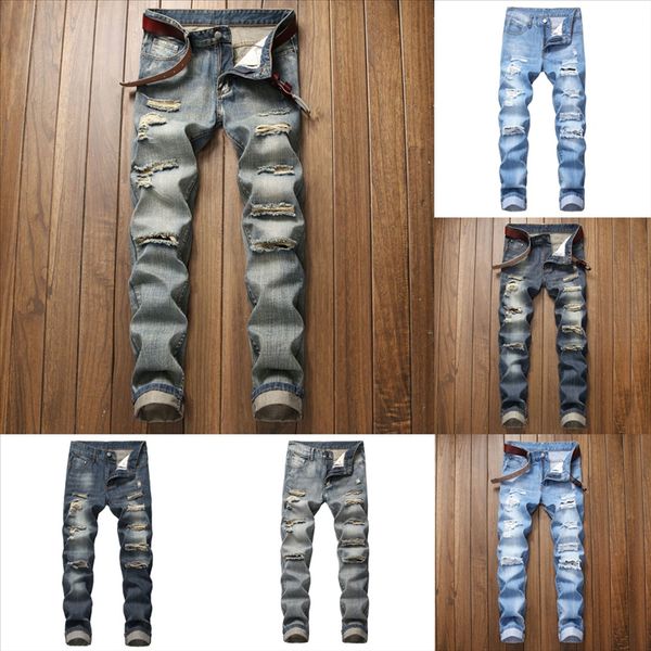 03zyc high motorcycle men jeans ripped skinny biker distressed pants hole fit quality biker denim for slim hip hop mens print denim jeans, Black
03zyc high motorcycle men jeans ripped skinny biker distressed pants hole fit quality biker denim for slim hip hop mens print denim jeans, Black