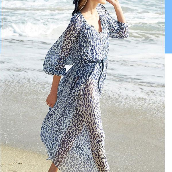 women's swimwear printed chiffon cover up for women summer dress tunics sarong long kaftan bikini robe de plage swimsuit coverups, White;black
women's swimwear printed chiffon cover up for women summer dress tunics sarong long kaftan bikini robe de plage swimsuit coverups, White;black