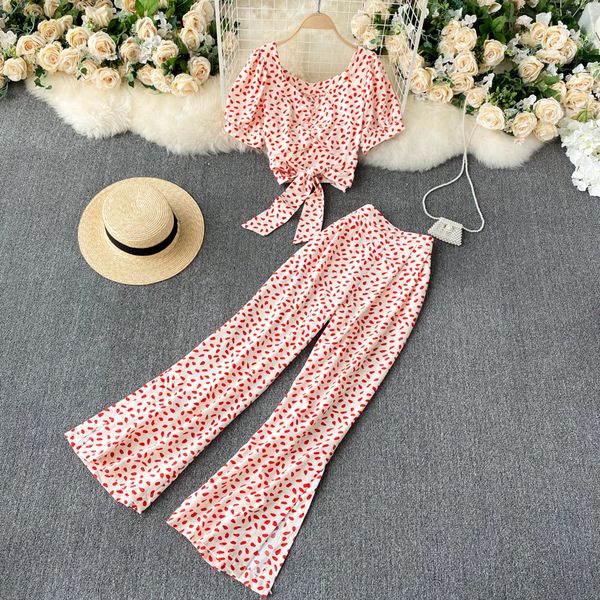 2021 new female fall bohemian floral neck puff short division high long pants pieces together uuxf, Gray
2021 new female fall bohemian floral neck puff short division high long pants pieces together uuxf, Gray