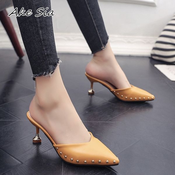 candy-colored slippers summer new pointed rivets with high heels flip flops slippers female sandals sandalias femenina s084 y200111, Black
candy-colored slippers summer new pointed rivets with high heels flip flops slippers female sandals sandalias femenina s084 y200111, Black