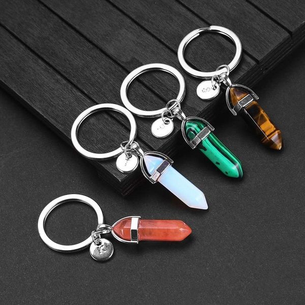 pendant keychain natural quartz stone fashion 26 letter pink crystal good luck key chains accessories jewelry gift, Silver
pendant keychain natural quartz stone fashion 26 letter pink crystal good luck key chains accessories jewelry gift, Silver