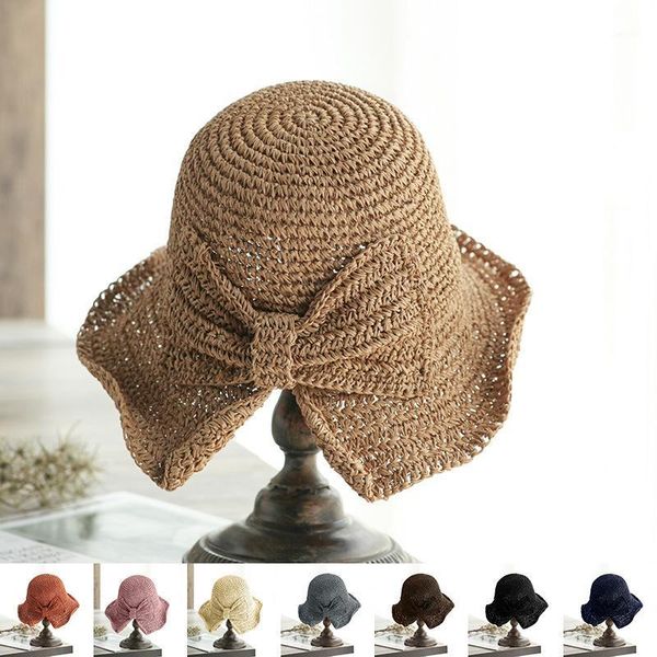 small along the straw hat female summer simple bow leisure bucket hat shopping travel crochet college style sun1, Blue;gray
small along the straw hat female summer simple bow leisure bucket hat shopping travel crochet college style sun1, Blue;gray