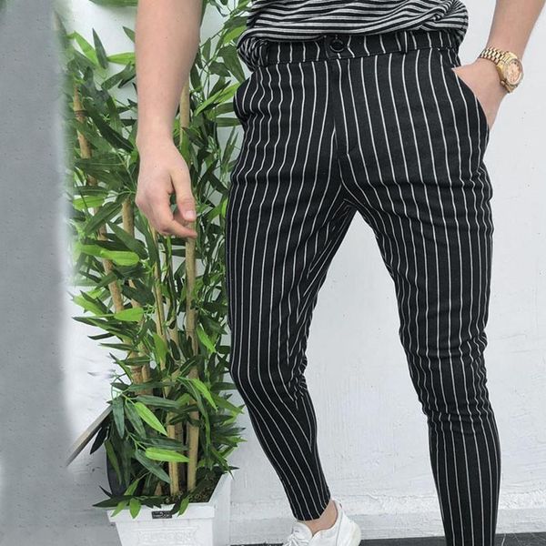 slim fit pants men skinny business formal suit dress pants stripe slacks trousers streetwear stretch overalls men pantalon homme, Black
slim fit pants men skinny business formal suit dress pants stripe slacks trousers streetwear stretch overalls men pantalon homme, Black