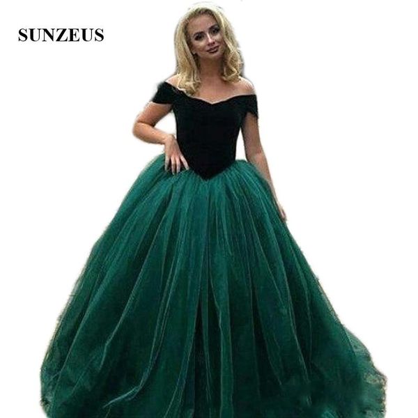 party dresses dark green velvet prom sweetheart off the shoulder puffy tulle a-line evening gowns girls graduation sp01, White;black
party dresses dark green velvet prom sweetheart off the shoulder puffy tulle a-line evening gowns girls graduation sp01, White;black