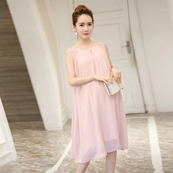 summer elegant pink maternity clothes pregnant woman dress boat-neck loose sleeveless solid soft cotton dress fashion1, White
summer elegant pink maternity clothes pregnant woman dress boat-neck loose sleeveless solid soft cotton dress fashion1, White