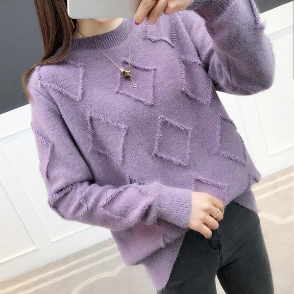 tigena women sweaters and pullovers autumn winter long sleeve knitted warm loose jumper female ladies knitwear clothes 201204, White;black
tigena women sweaters and pullovers autumn winter long sleeve knitted warm loose jumper female ladies knitwear clothes 201204, White;black