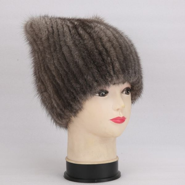 real natural colour vison cat skin simple square ears warm cap for vertical woman weave winter hat, Blue;gray
real natural colour vison cat skin simple square ears warm cap for vertical woman weave winter hat, Blue;gray