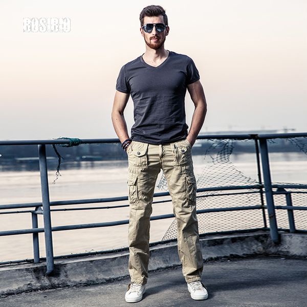 new mens military cargo pants solid khaki breathable summer large size multi pocket long trouser spliced pantalon homme lj201007, Black
new mens military cargo pants solid khaki breathable summer large size multi pocket long trouser spliced pantalon homme lj201007, Black