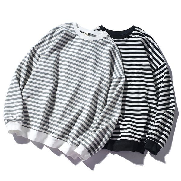 trend men stripe sweatshirt men's fashion wild comfortable hoodies o-neck casual sweatshirts long sleeve casual, Black
trend men stripe sweatshirt men's fashion wild comfortable hoodies o-neck casual sweatshirts long sleeve casual, Black