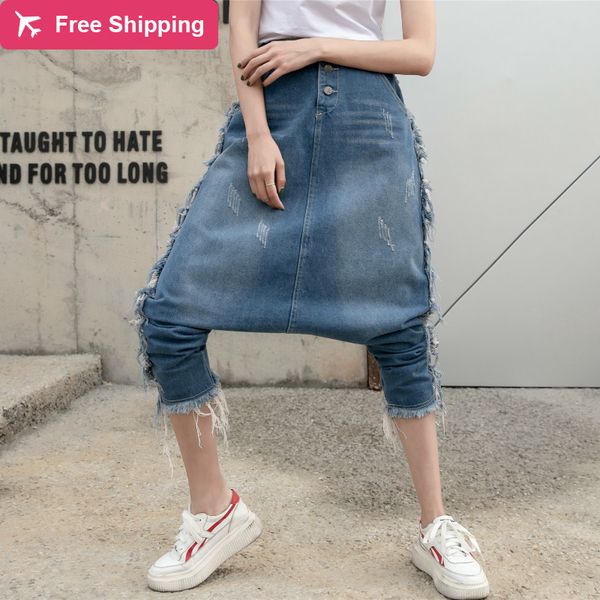 ladies of vintage boyfriend for women mother high waist jeans casual blue woman hare streetwear hip hop brim pants
ladies of vintage boyfriend for women mother high waist jeans casual blue woman hare streetwear hip hop brim pants
