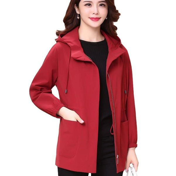 plus size 5xl women jackets spring autumn fashion hooded windbreaker female zipper pockets jacket casual basic coats outwear 336, Black;brown
plus size 5xl women jackets spring autumn fashion hooded windbreaker female zipper pockets jacket casual basic coats outwear 336, Black;brown