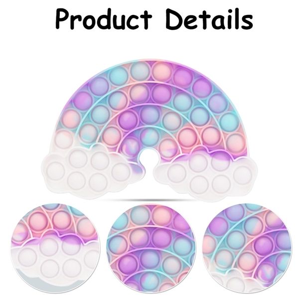 reliever anti-stress cloud silicone anti-stress autism needs toys kids push bubble sensory
reliever anti-stress cloud silicone anti-stress autism needs toys kids push bubble sensory