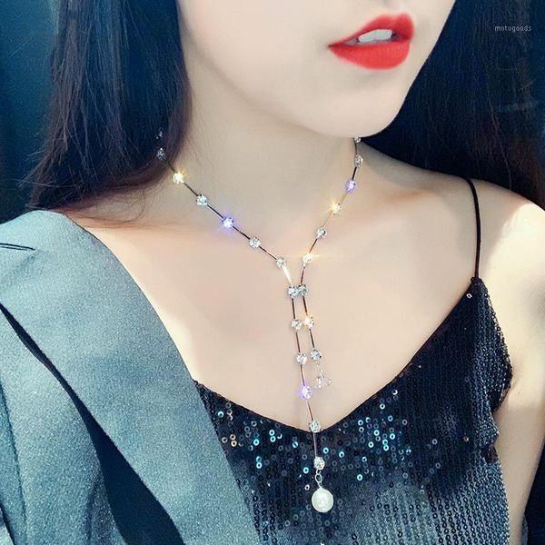 chokers rhinestone necklaces for women simple choker pendants pearl crystal shining office career jewelry neck 2021 1, Golden;silver
chokers rhinestone necklaces for women simple choker pendants pearl crystal shining office career jewelry neck 2021 1, Golden;silver