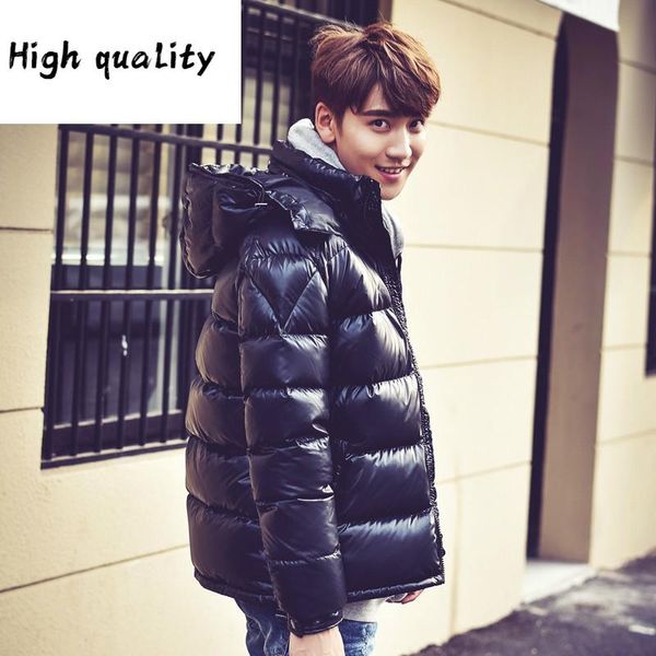 90% men's white duck down jacket hooded winter jacket for men thick short puffer coat man parka casaco masculino, Black
90% men's white duck down jacket hooded winter jacket for men thick short puffer coat man parka casaco masculino, Black