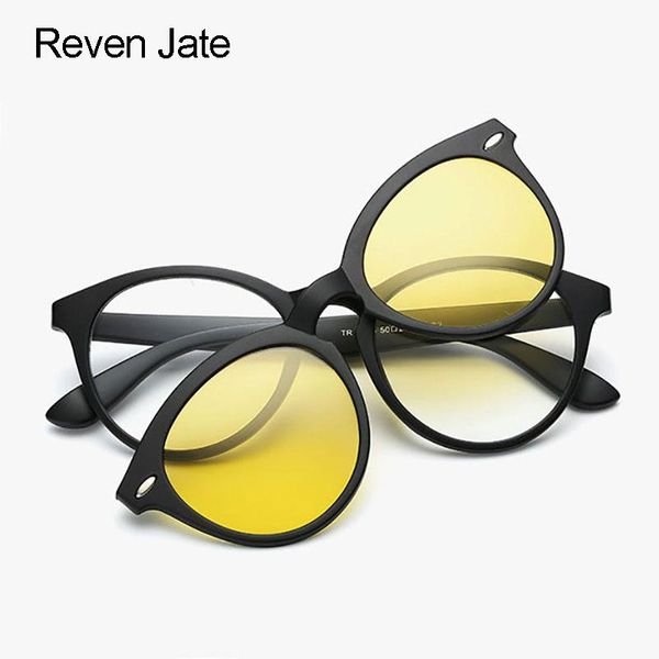 sunglasses reven jate 2205 polarized night vision sunshades tr-90 plastic super light glasses frame with magnetic polarize clips, White;black
sunglasses reven jate 2205 polarized night vision sunshades tr-90 plastic super light glasses frame with magnetic polarize clips, White;black