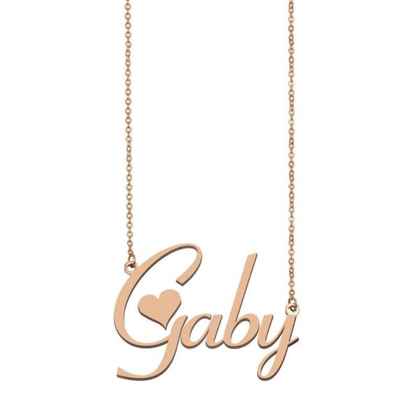 pendant necklaces gaby name necklace , custom for women girls friends birthday wedding christmas mother days gift, Silver
pendant necklaces gaby name necklace , custom for women girls friends birthday wedding christmas mother days gift, Silver