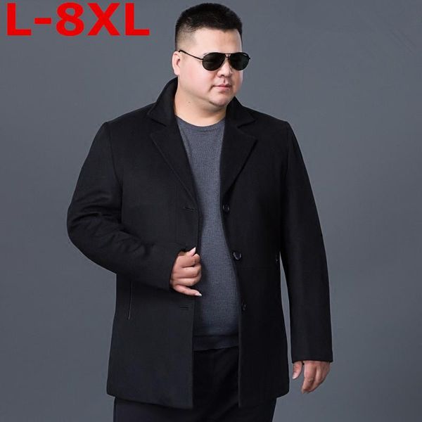 men's wool & blends 7xl big size mens 8xl cashmere coat winter jacket manteau homme male medium long men coatovercoat leisure wear over, Black
men's wool & blends 7xl big size mens 8xl cashmere coat winter jacket manteau homme male medium long men coatovercoat leisure wear over, Black