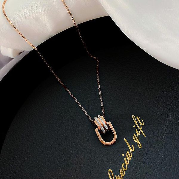 pendant necklaces korea titanium steel trendy double interlocking letter d rhinestone clavicle chain necklace for women fashion accessories1, Silver
pendant necklaces korea titanium steel trendy double interlocking letter d rhinestone clavicle chain necklace for women fashion accessories1, Silver