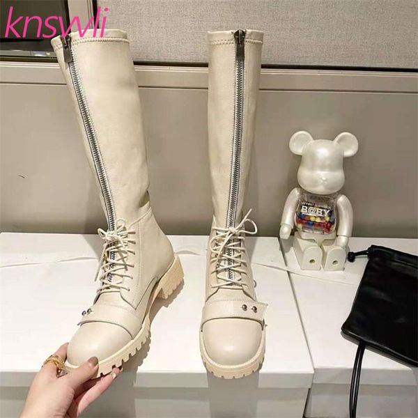 boots runway women lace up knee high leather buckle strap front zip knight long casual flat motorcycle woman, Black
boots runway women lace up knee high leather buckle strap front zip knight long casual flat motorcycle woman, Black