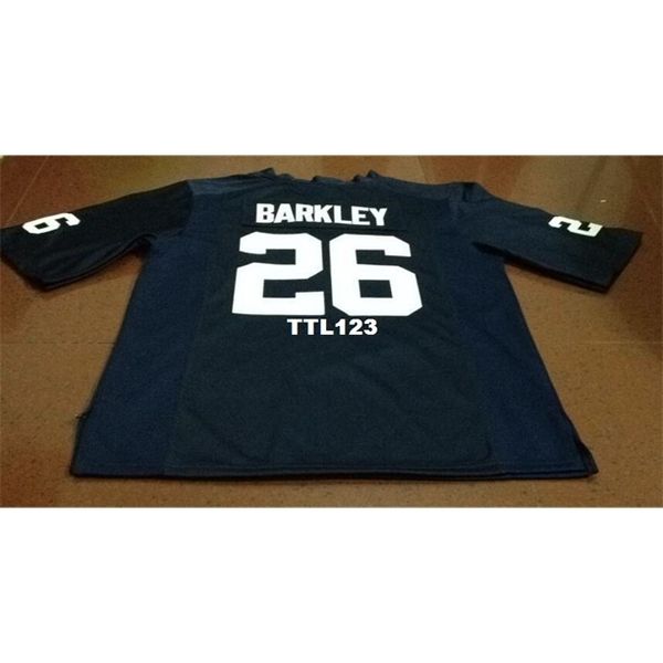 121 #26 white navy saquon barkley penn state nittany lion alumni college jersey or custom any name or number jersey, Black
121 #26 white navy saquon barkley penn state nittany lion alumni college jersey or custom any name or number jersey, Black