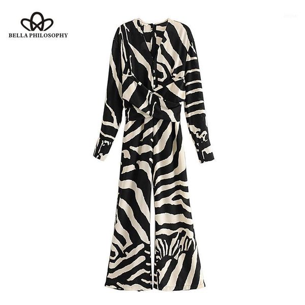bella philosophy vintage zebra print sashes jumpsuit women 2019 v neck back zipper pockets ladies rompers casual bodysuit1, Black;white
bella philosophy vintage zebra print sashes jumpsuit women 2019 v neck back zipper pockets ladies rompers casual bodysuit1, Black;white