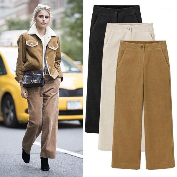spring and autumn wide leg pants women loose straight leg pants new corduroy women casual trousers1, Black;white
spring and autumn wide leg pants women loose straight leg pants new corduroy women casual trousers1, Black;white