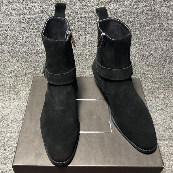 brogue spring autumn travel suede male boots factory outlet zipper formal buckle quality boots1, Black
brogue spring autumn travel suede male boots factory outlet zipper formal buckle quality boots1, Black